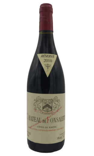 Cotes du Rhone Reserve 2010 - Chateau de Fonsalette