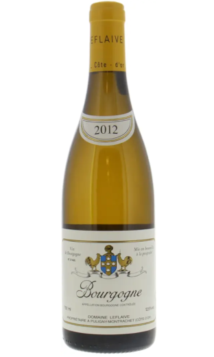 Bourgogne Blanc 2012 - domaine Leflaive