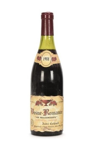 Vosne-Romanée 1er cru les Malconsorts 1988  - domaine A. Cathiard