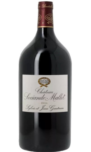 Château Sociando Mallet 2016 (double magnum, 3 L, CBO)