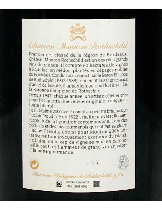 Château Mouton Rothschild 2006 (CBO de 3 L - double magnum)