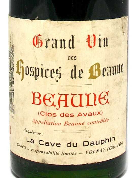 Beaune "Clos des Avaux" 1953 - Hospices de Beaune