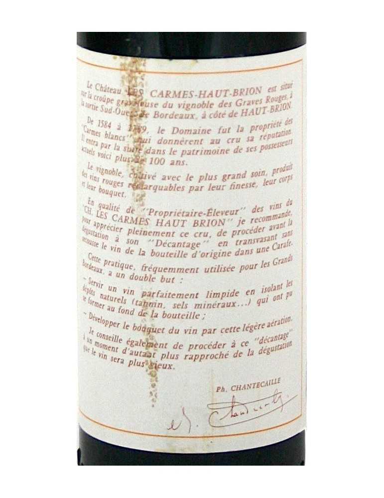 Château les Carmes de Haut Brion 1978 (0.375 l)