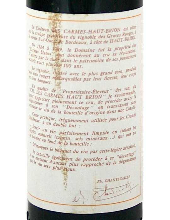 Château les Carmes de Haut Brion 1978 (0.375 l)