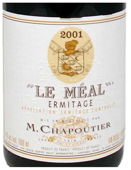 The hermitage "Le Méal" 2001 - domaine Chapoutier (CBO 1.5 l)