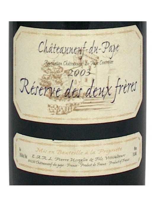 Chateauneuf-du-Pape "Reserve des Deux Freres" 2003 - Domaine Pierre Usseglio et Fils