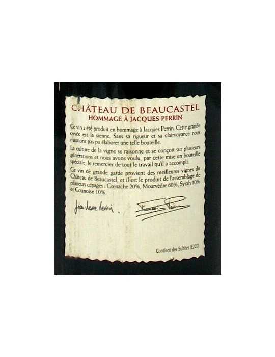 CNP 2003 "Tribute to Jacques Perrin" - Château de Beaucastel (magnum 1.5 l)