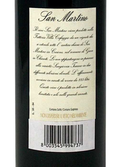 San Martino 2001 - Villa Cafaggio