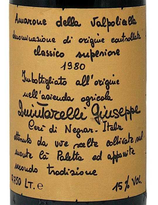 Amarone "riserva" 1980 - Quintarelli