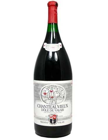 Chanteauvieux "capsule dorée"1986 - Dôle du Valais Provins (6 l)