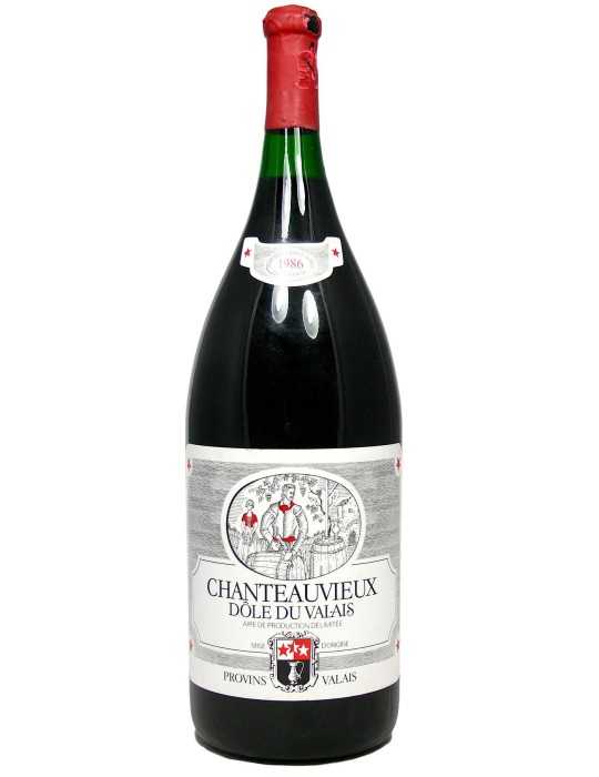 Chanteauvieux "golden capsule" 1986 - Dôle du Valais Provins (6 l)