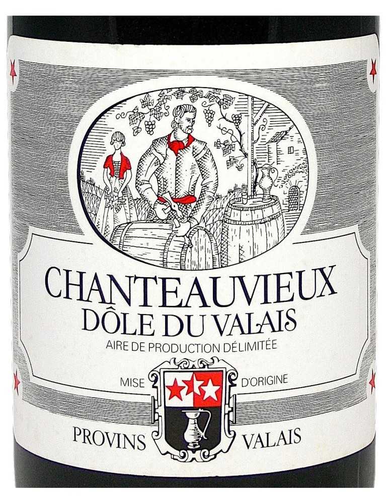 Chanteauvieux "capsule dorée"1986 - Dôle du Valais Provins (6 l)