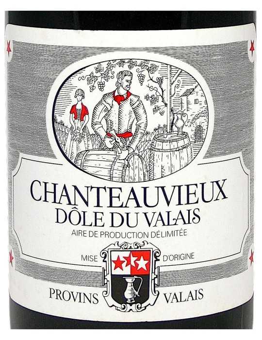 Chanteauvieux "golden capsule" 1986 - Dôle du Valais Provins (6 l)
