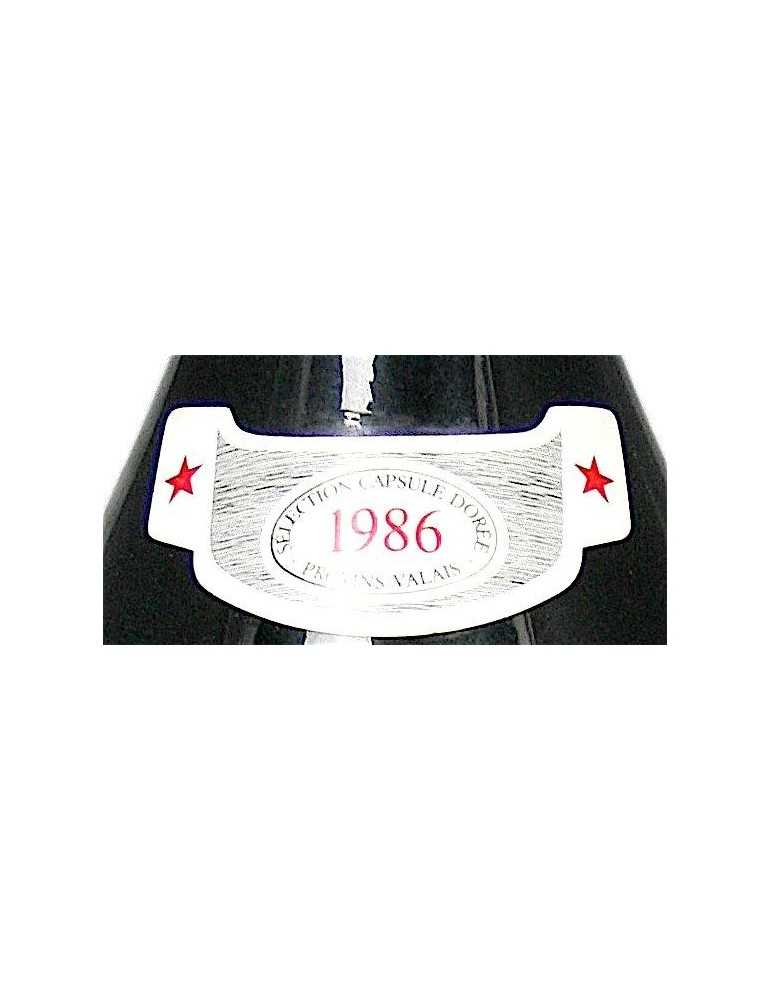 Chanteauvieux "capsule dorée"1986 - Dôle du Valais Provins (6 l)