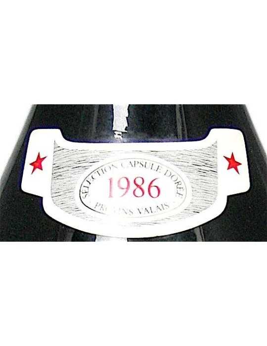 Chanteauvieux "golden capsule" 1986 - Dôle du Valais Provins (6 l)