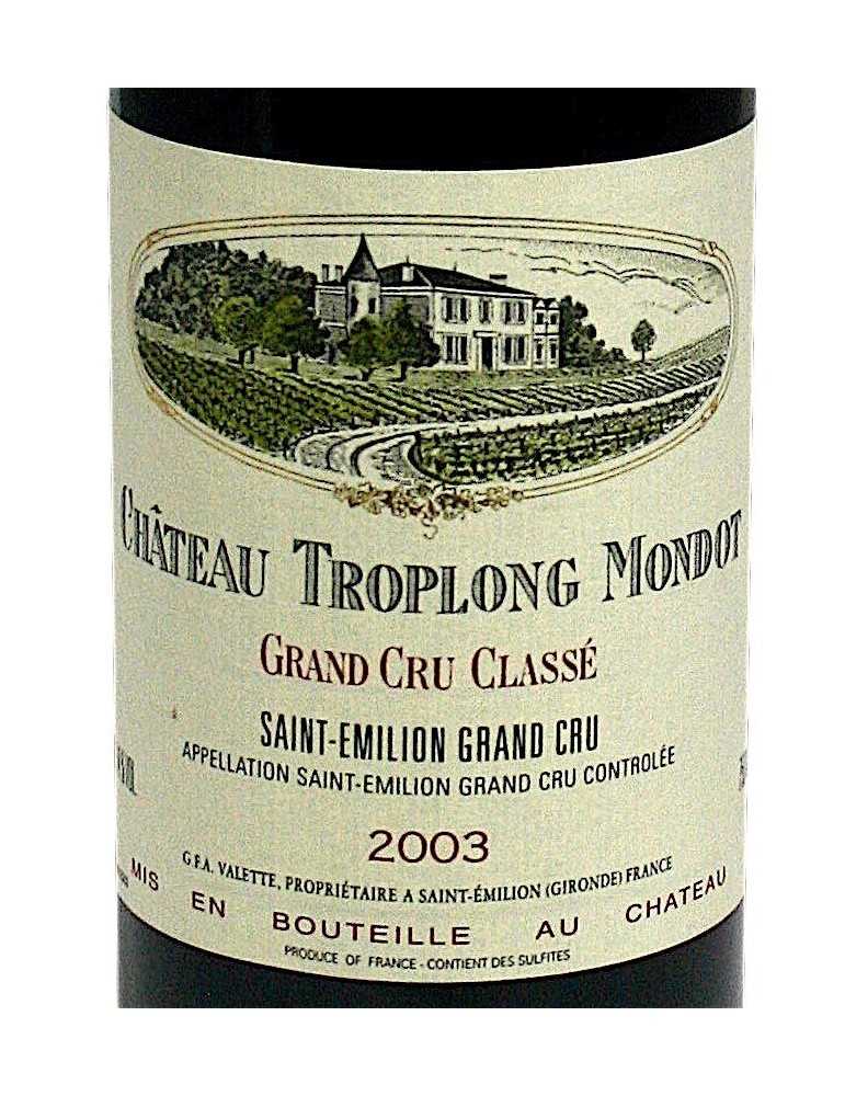 Château Troplong Mondot 2003