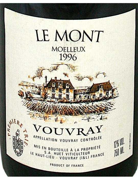 Vouvray Le Mont Moelleux 1ère trie 1996 - domaine du Huet