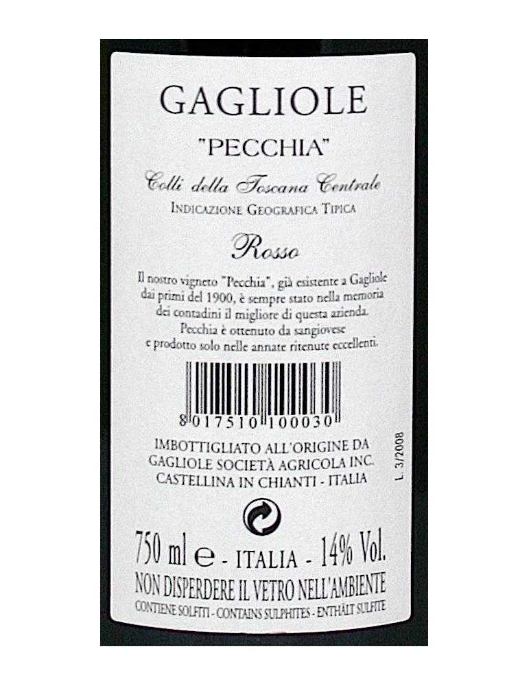 Gagliole 2006 Pecchia Colli della Toscana Centrale