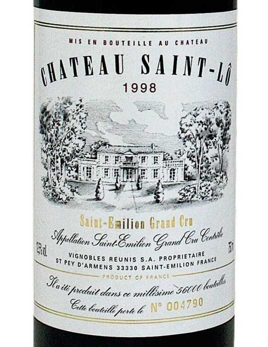 Château Saint-Lô 1998