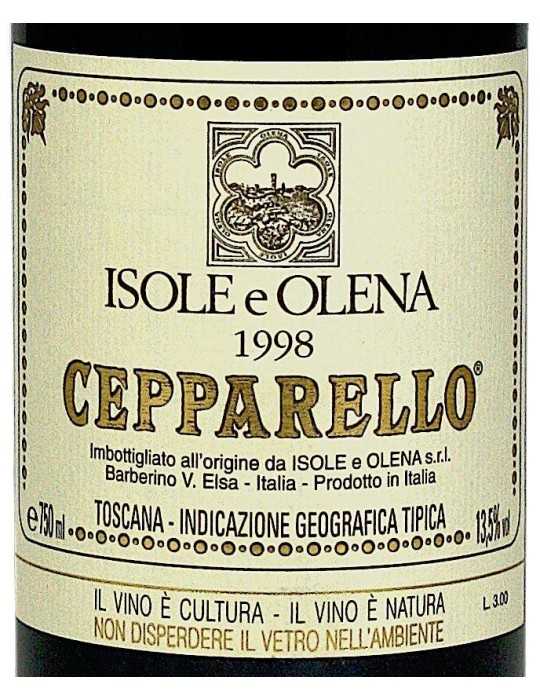 Cepparello 1998 - Cantine Isole e Olena
