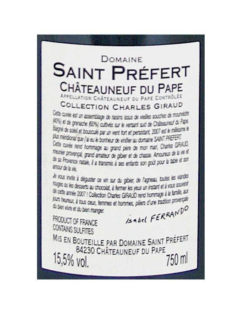 CNP Collection Charles Giraud 2007 - Domaine de Saint-Prefert