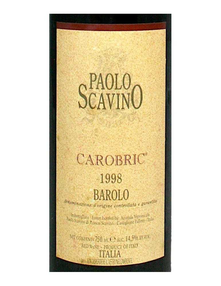 Barolo Carobric 1998 - Paolo Scavino