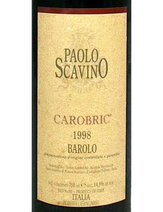 Barolo Carobric 1998 - Paolo Scavino