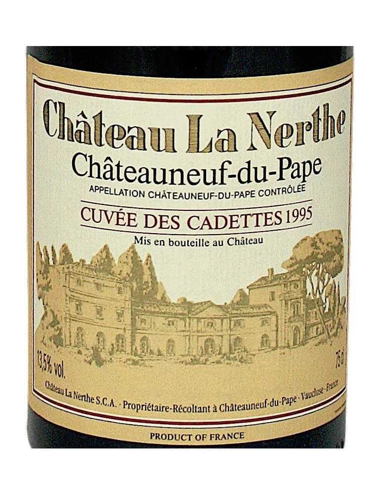 Château La Nerthe Cuvée des Cadettes 1995