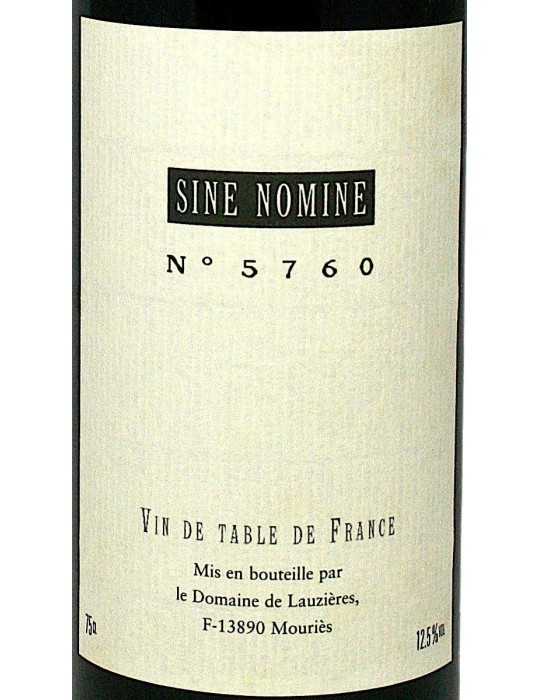 Sine Nomine 5760 - Dom. de Lauzières