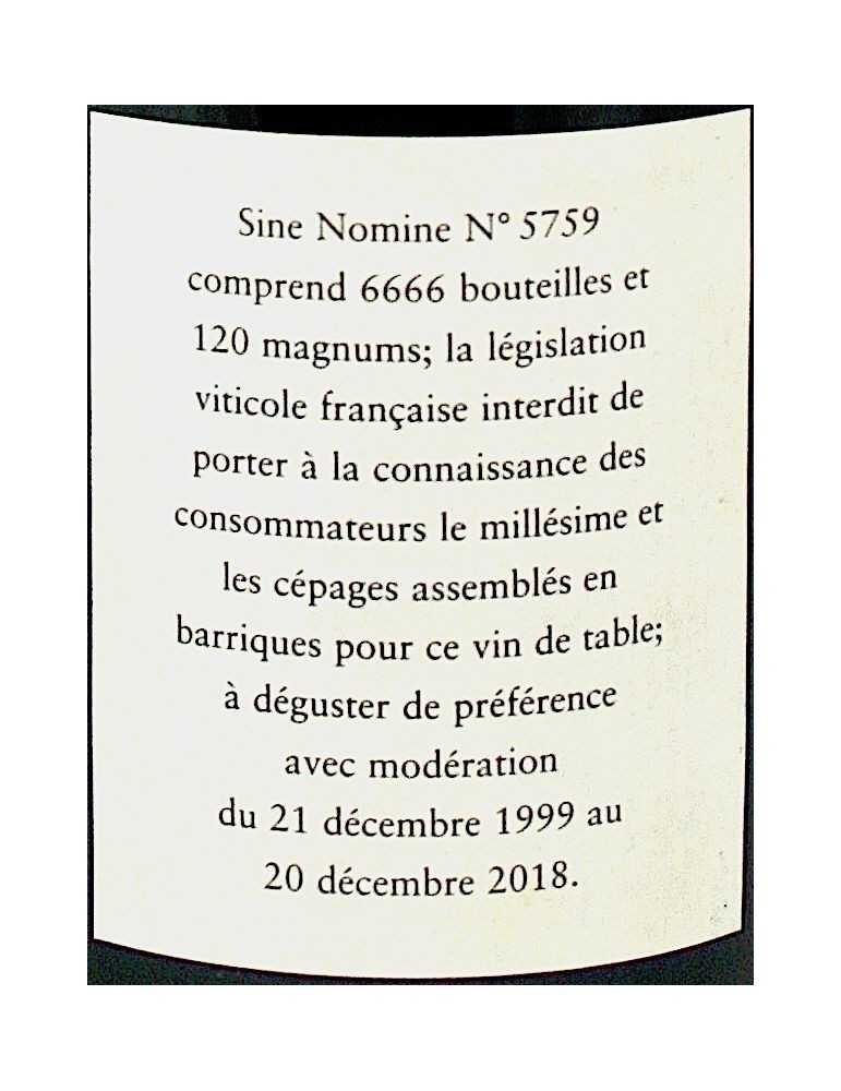 Sine Nomine 5759 - Dom. de Lauzières