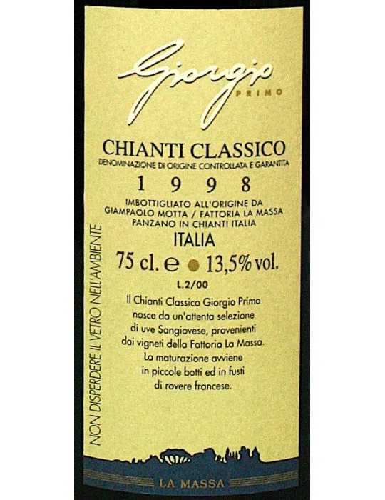  Chianti Classico Giorgio Primo1998 - Fattoria la Massa
