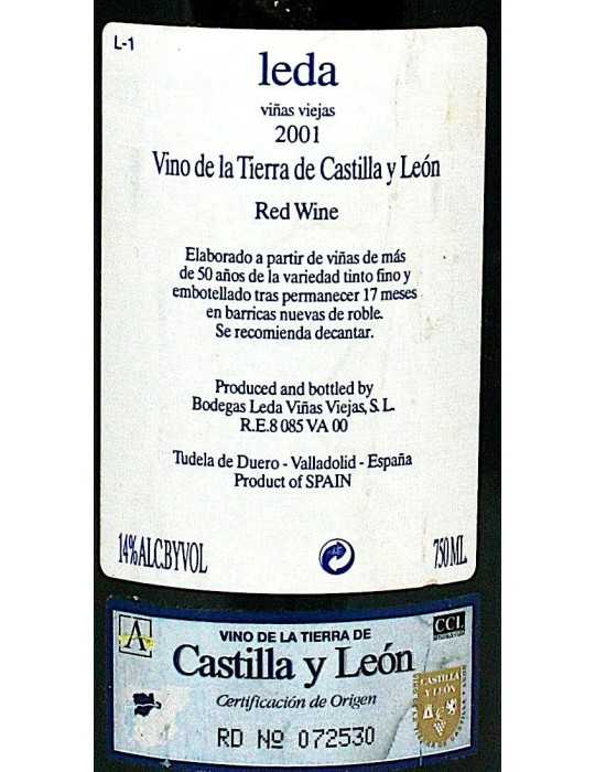 Vinas Viejas 2001 - Bodegas Leda