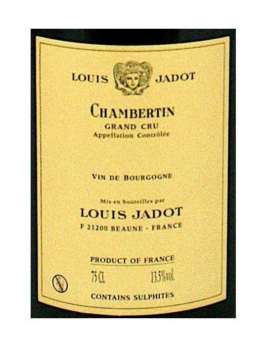 Chambertin Grand Cru 2009 - domaine Louis Jadot