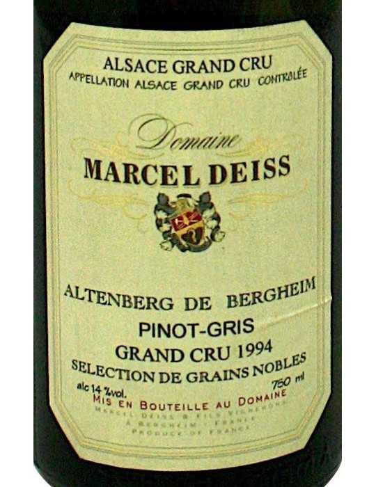 Pinot Gris Altenberg de Bergheim Selection de Grains Nobles 1994 - Marcel Deiss 