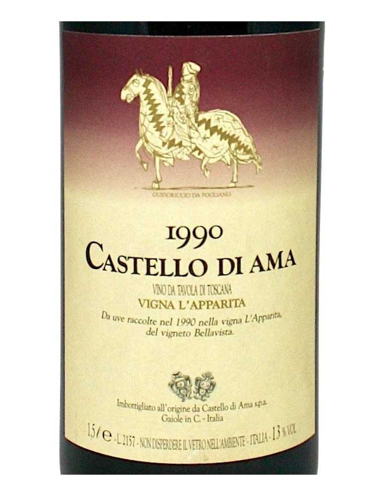 Castello di ama vigna l'apparita 1990 (magnum, 1.5 l)