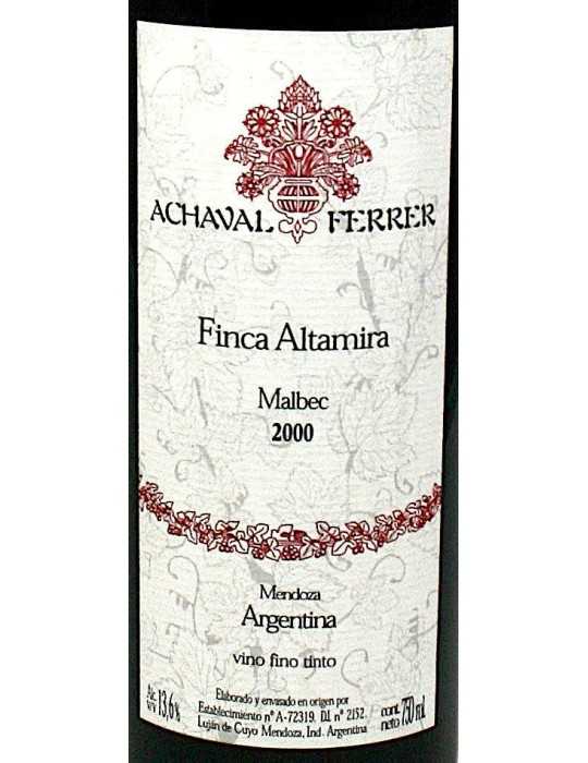 Finca Altamira Malbec 2000 - Achaval Ferrer