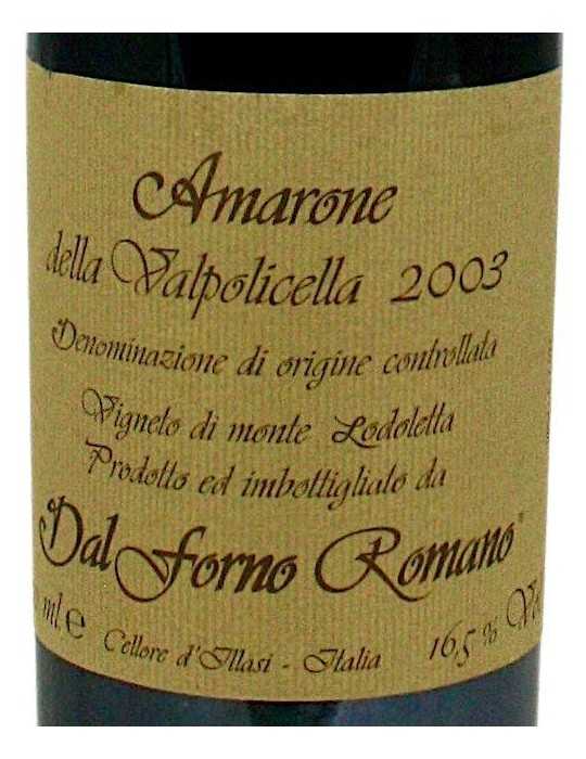 Amarone 2003 - Romano Dal Forno