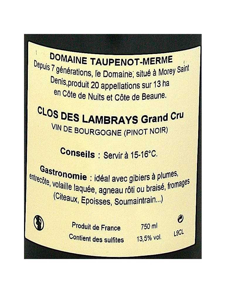 Clos des Lambrays 2006 - Taupenot Merme