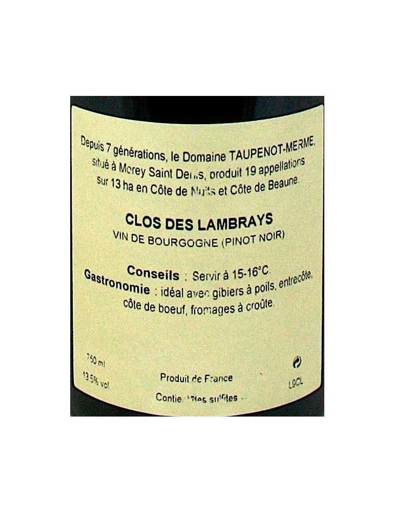 Clos des Lambrays 2003 - Taupenot Merme