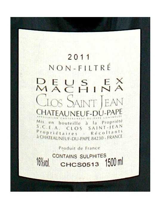 CNP "deus ex machina" 2011 - domaine Clos St Jean (magnum, 1.5 l)