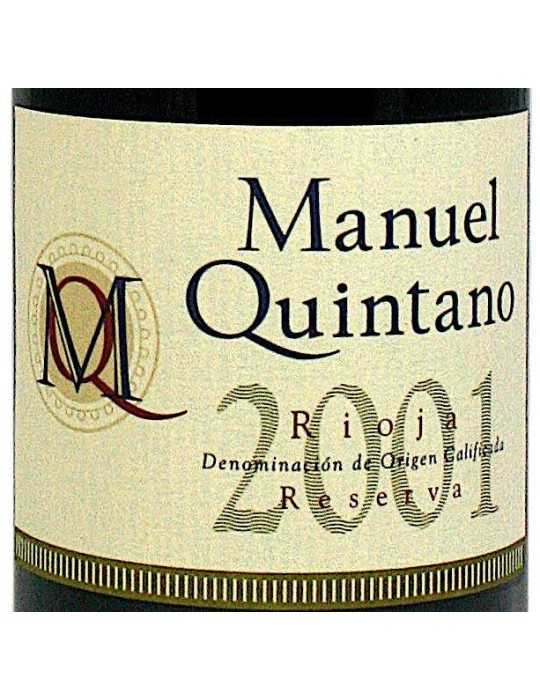 Special Reserve Manuel Quintano 2001 - Bodegas Castillo Labastida