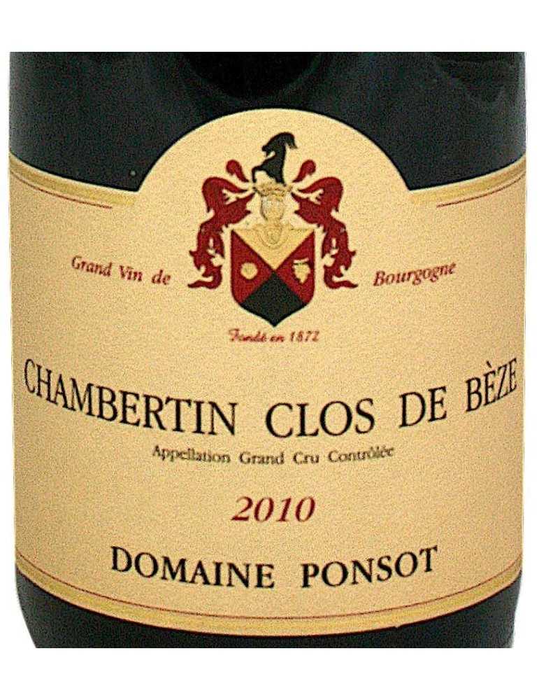 Chambertin Clos de Bèze GC 2010 - domaine Ponsot