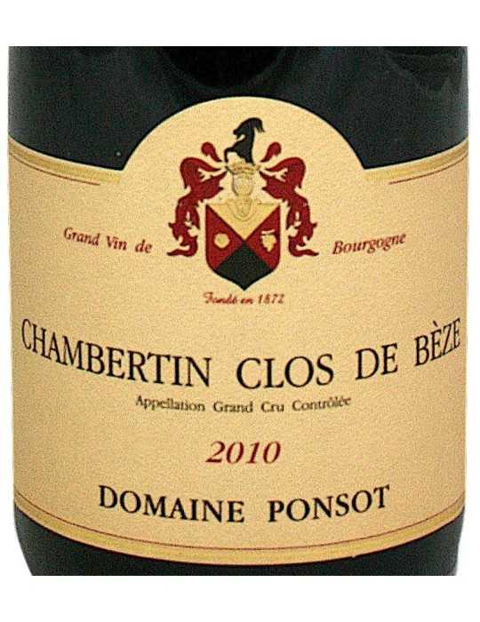 Chambertin Clos de Bèze GC 2010 - domaine Ponsot