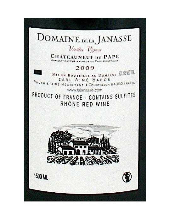 Chateauneuf du Pape Cuvee Vieilles Vignes 2009 - Domaine de la Janasse (magnum, 1.5 l)