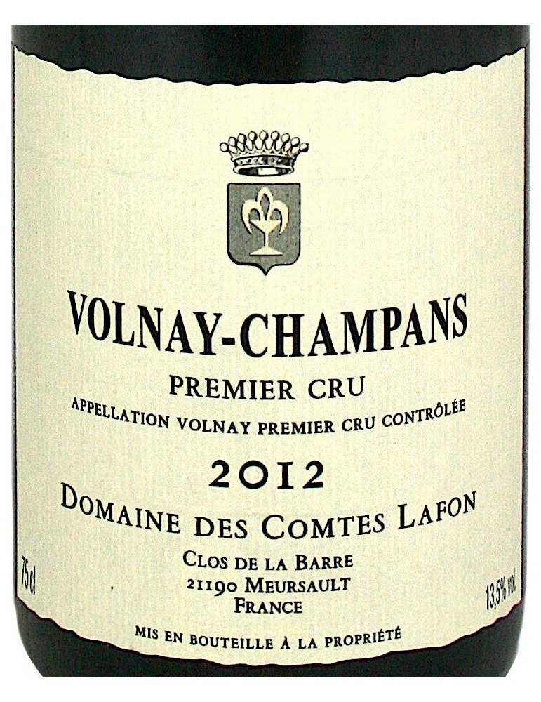 Volnay Champans 2012 - Domaine des Comtes Lafon