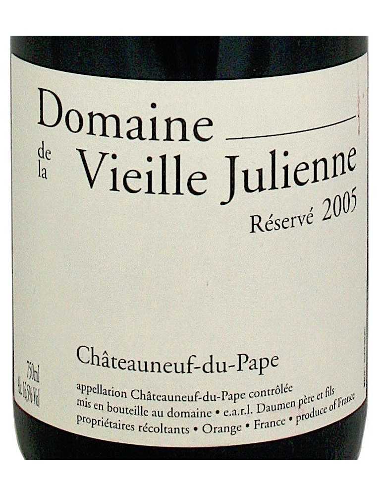 CNP reservé 2005 - Domaine de la Vieille Julienne 