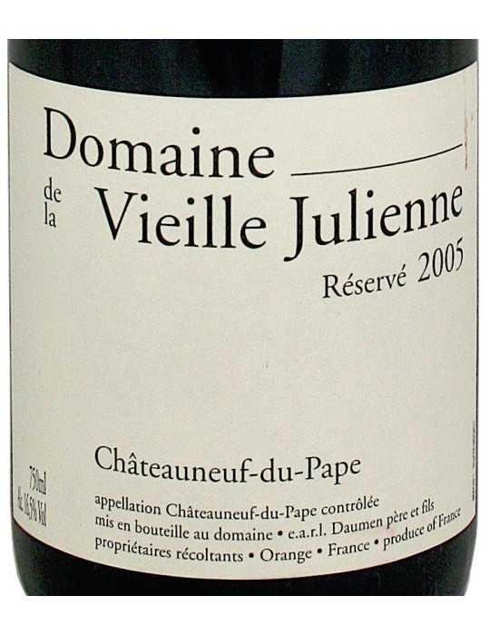 CNP reserved 2005 - Domaine de la Vieille Julienne