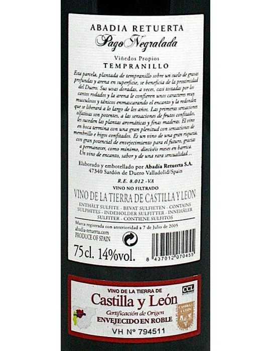 Pago Negralada 2010 - Bodegas Abadia Retuerta 