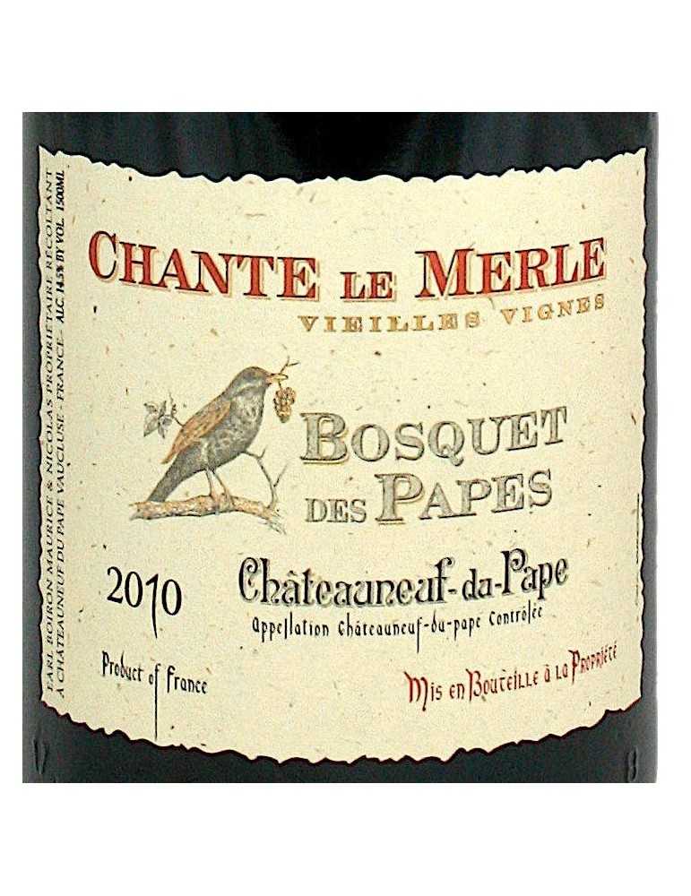 Châteauneuf du Pape Chante le Merle Vieilles Vignes 2010 - Dom. Bosquet des Papes (magnum, 1.5 l)