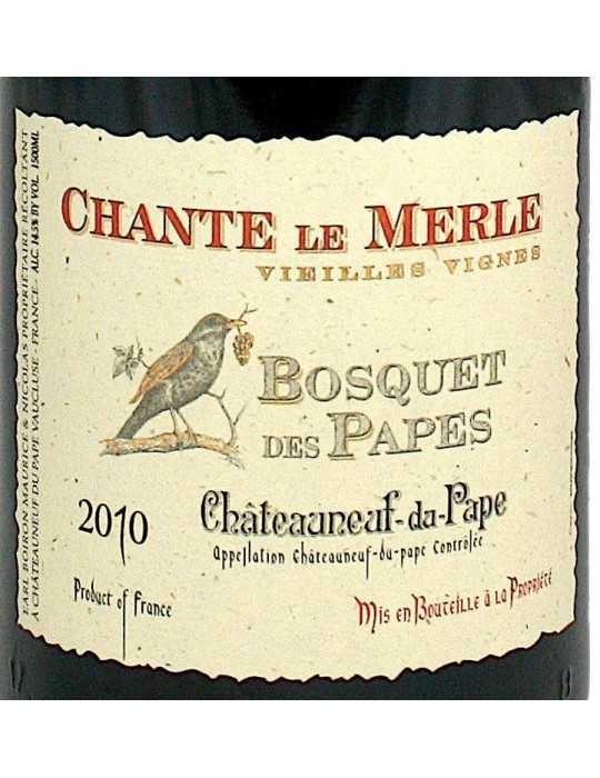 Châteauneuf du Pape Chante le Merle Vieilles Vignes 2010 - Dom. Bosquet des Papes (magnum, 1.5 l)